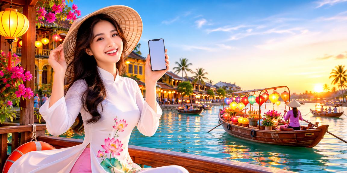 Người dân tại Hội An tham gia xổ số và trò chơi may mắn bên bãi biển vào buổi chiều